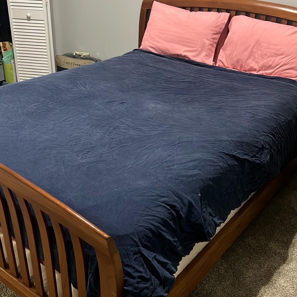 Ettitude Navy Duvet Cover